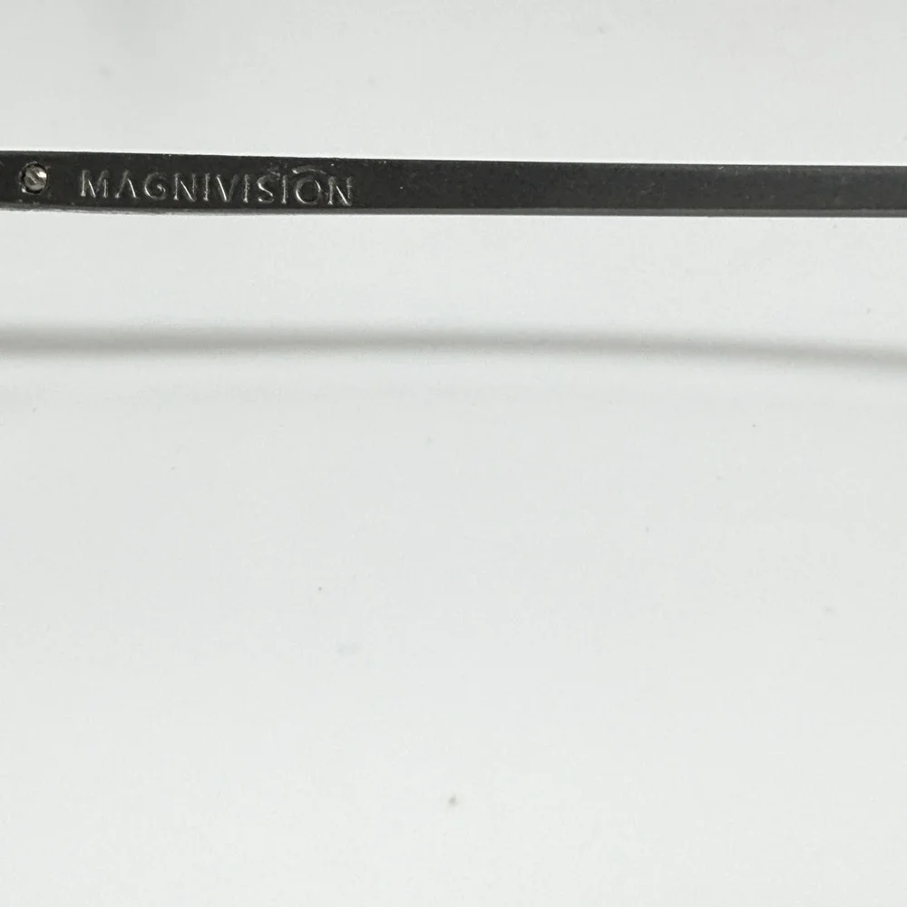 MagniVision Rimless Reading Glasses WL0212 AL 12‎ MWM Gray Metal Frame 21652